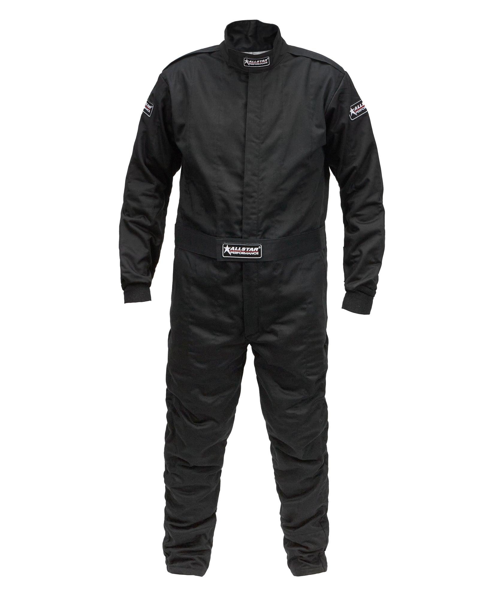 Racing Suit SFI 3.2A/5 M/L Black XX-Large - Burlile Performance Products