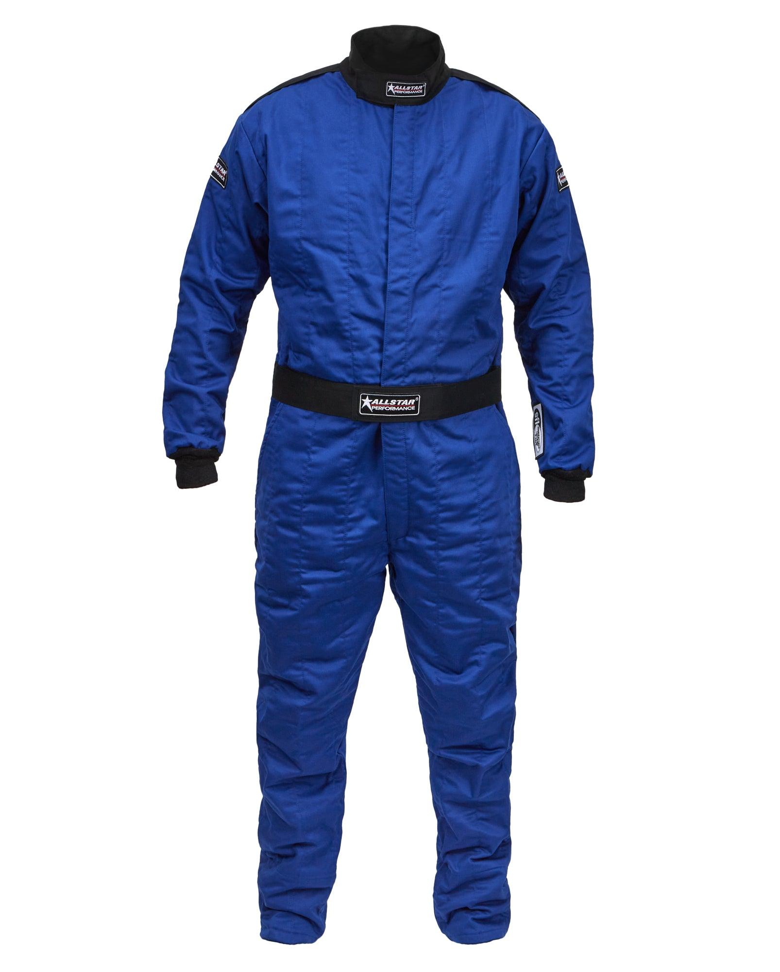 Racing Suit SFI 3.2A/5 M/L Blue X-Large - Burlile Performance Products