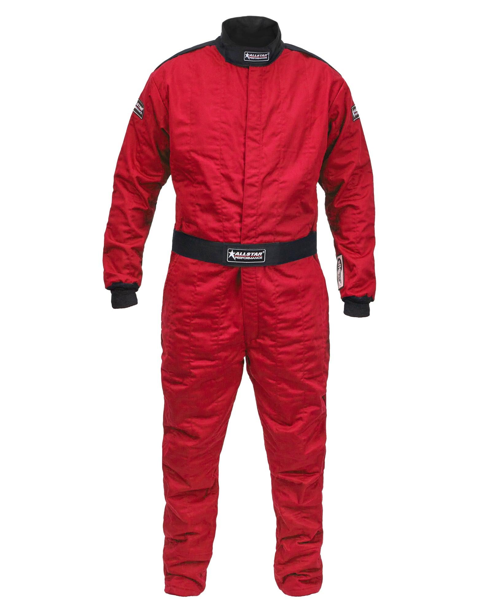 Racing Suit SFI 3.2A/5 M/L Red Large - Burlile Performance Products