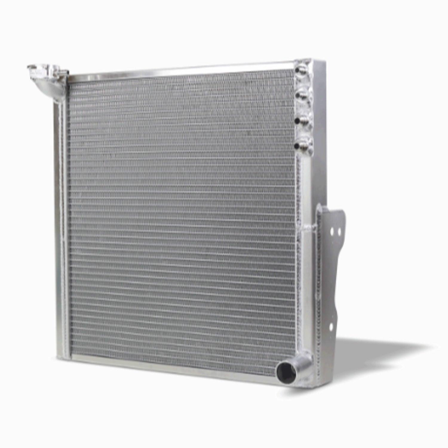 Radiator 20.5in W x 20in Tall LW Spring Dbl Pass - Burlile Performance Products