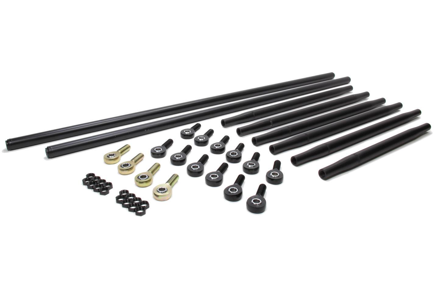 Radius Rod Kit Complete Black For Sprint Car - Burlile Performance Products