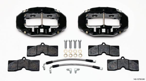 Rear Brake Kit 65-82 Corvette Black Caliper - Burlile Performance Products