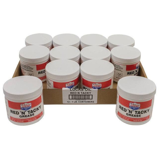 Red N Tacky Grease Case 12 x 1lb Tubs - Burlile Performance Products