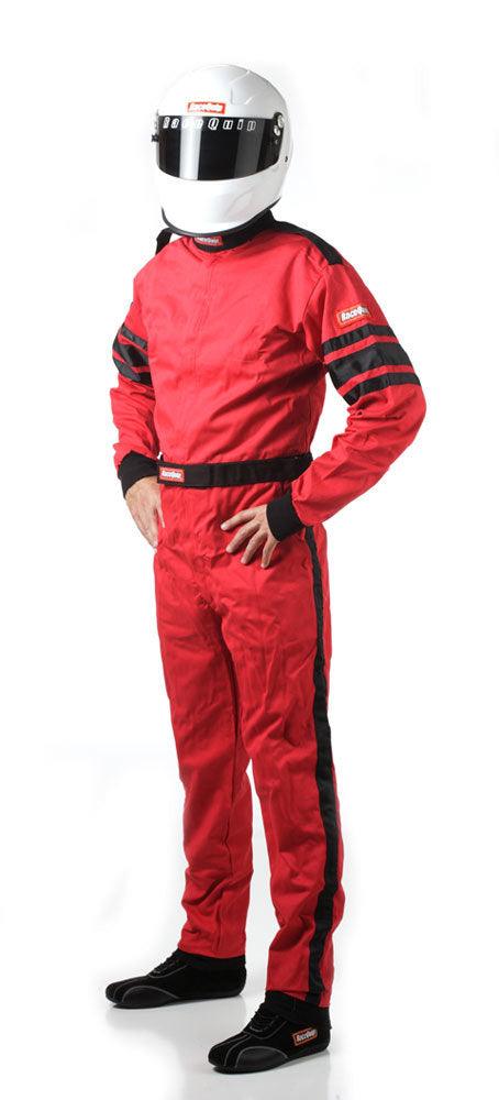 Red Suit Single Layer X-Large - Burlile Performance Products