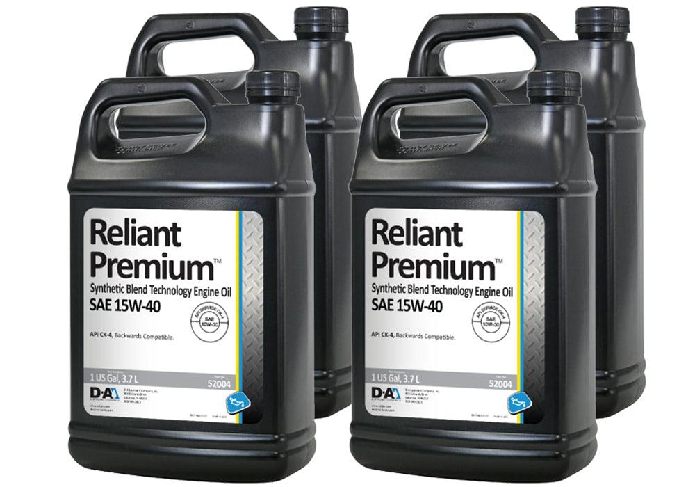 Reliant Premium 15w40 Case 4 x 1 Gallon Jugs - Burlile Performance Products