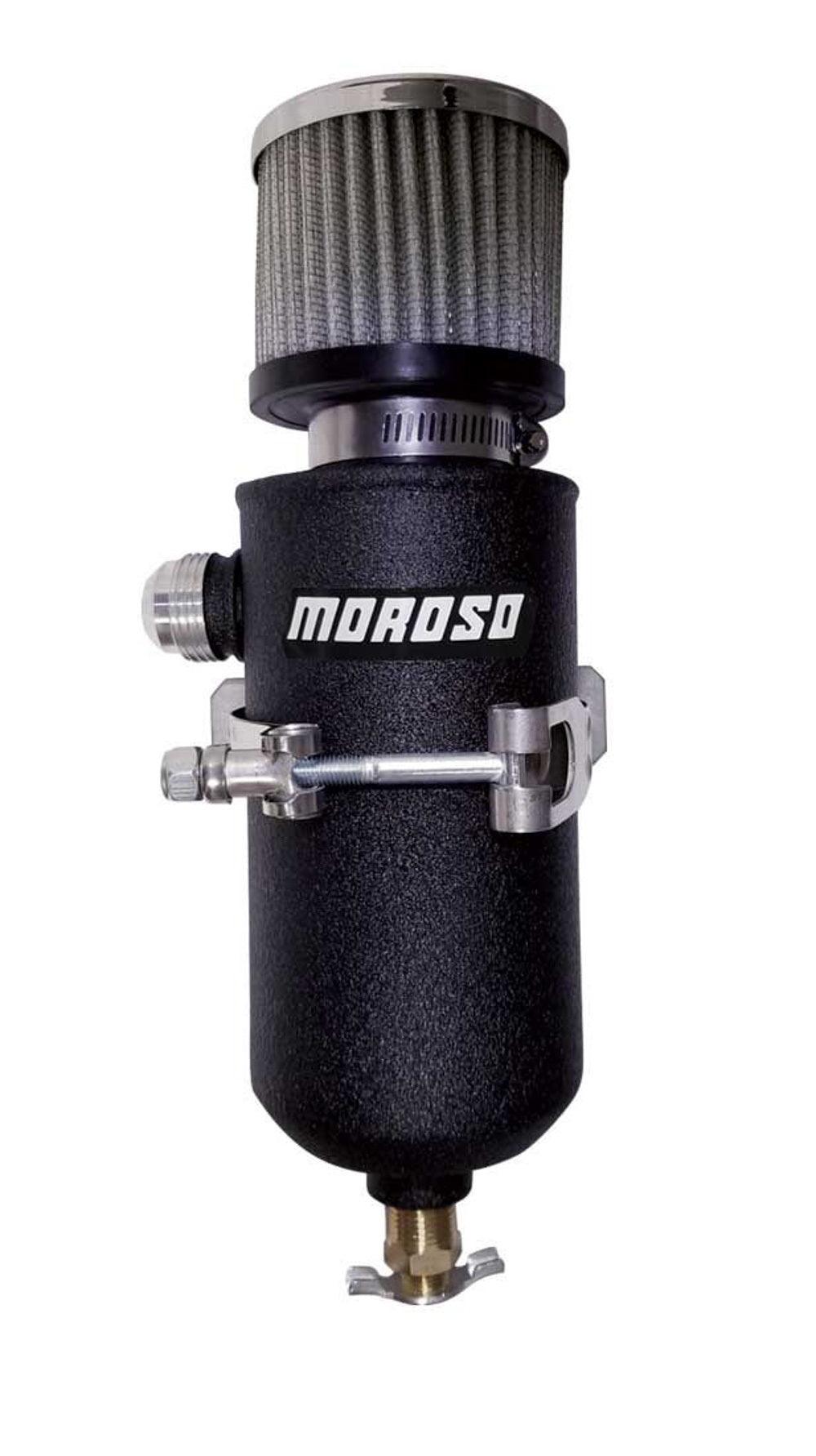 Remote Breather Tank - w/12an Fitting - Burlile Performance Products