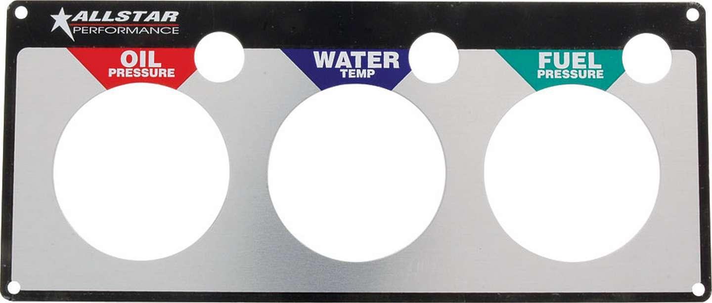 Repl 3 Gauge Panel OP/WT/FP - Burlile Performance Products