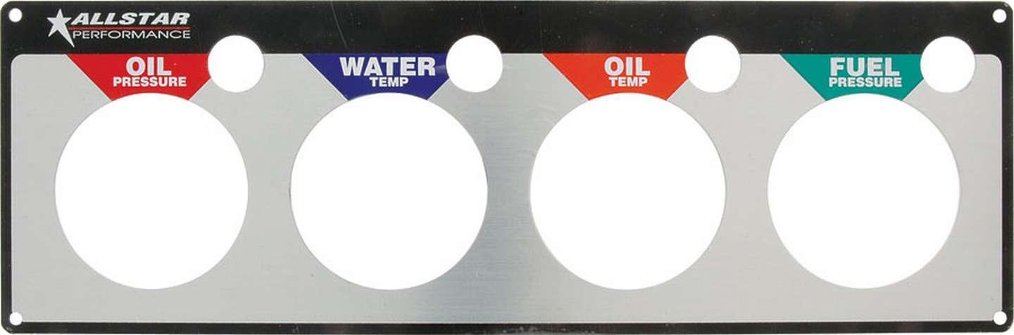 Repl 4 Gauge Panel OP/WT/OT/FP - Burlile Performance Products