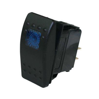 Repl. Blue LED Light Rocker On-Off Switch - Burlile Performance Products