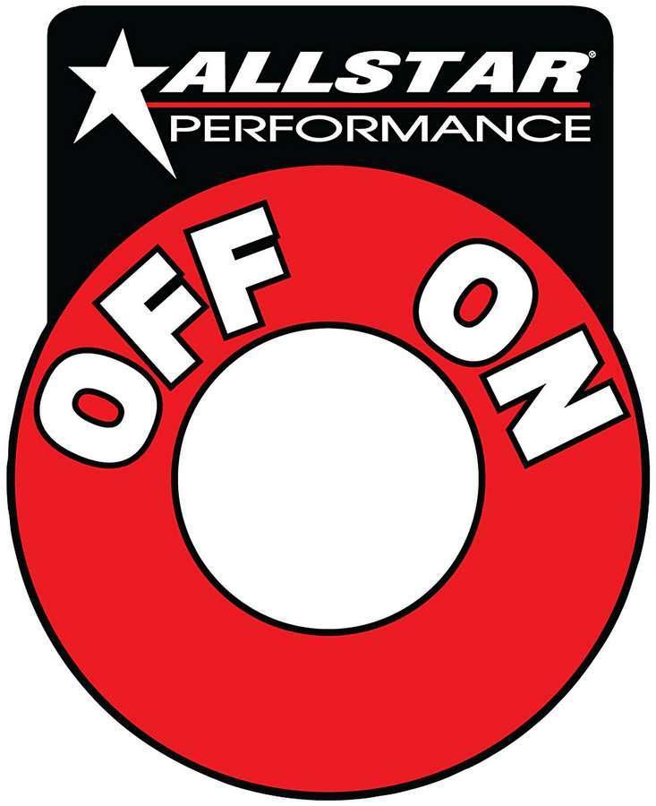 Repl On/Off Batt Disc Decal - Burlile Performance Products