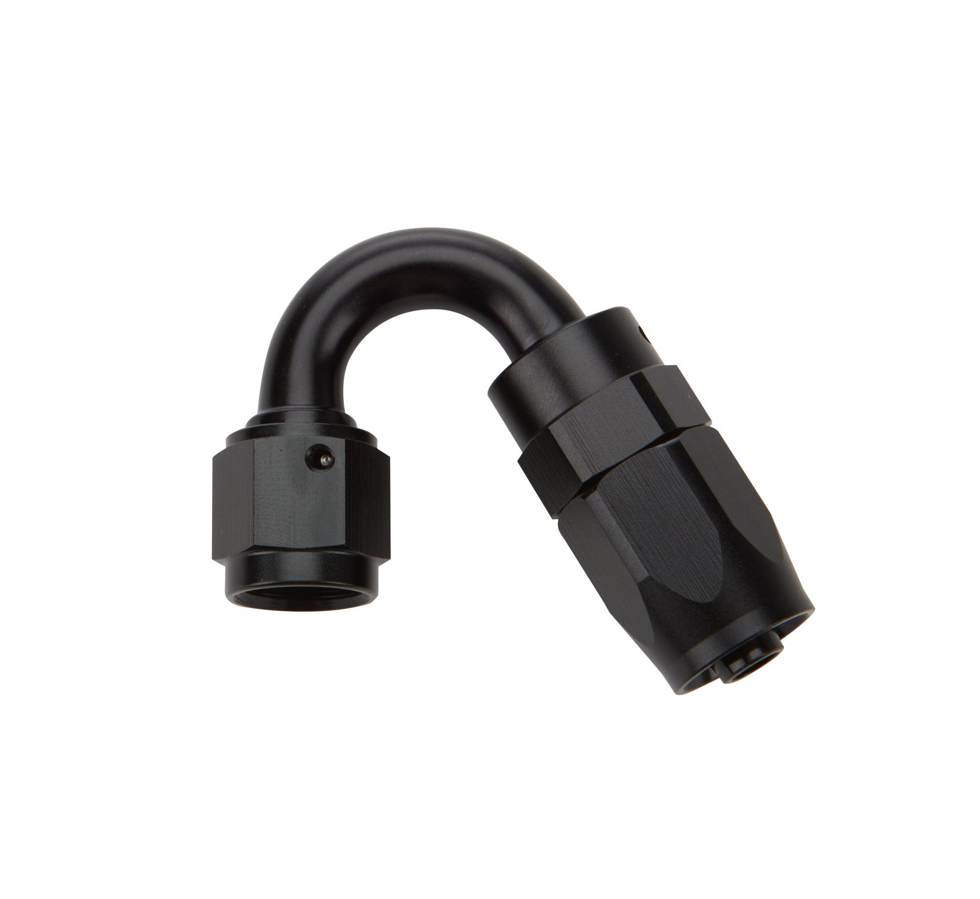 Reusable Hose End Black 150 Deg Elbow -6 - Burlile Performance Products