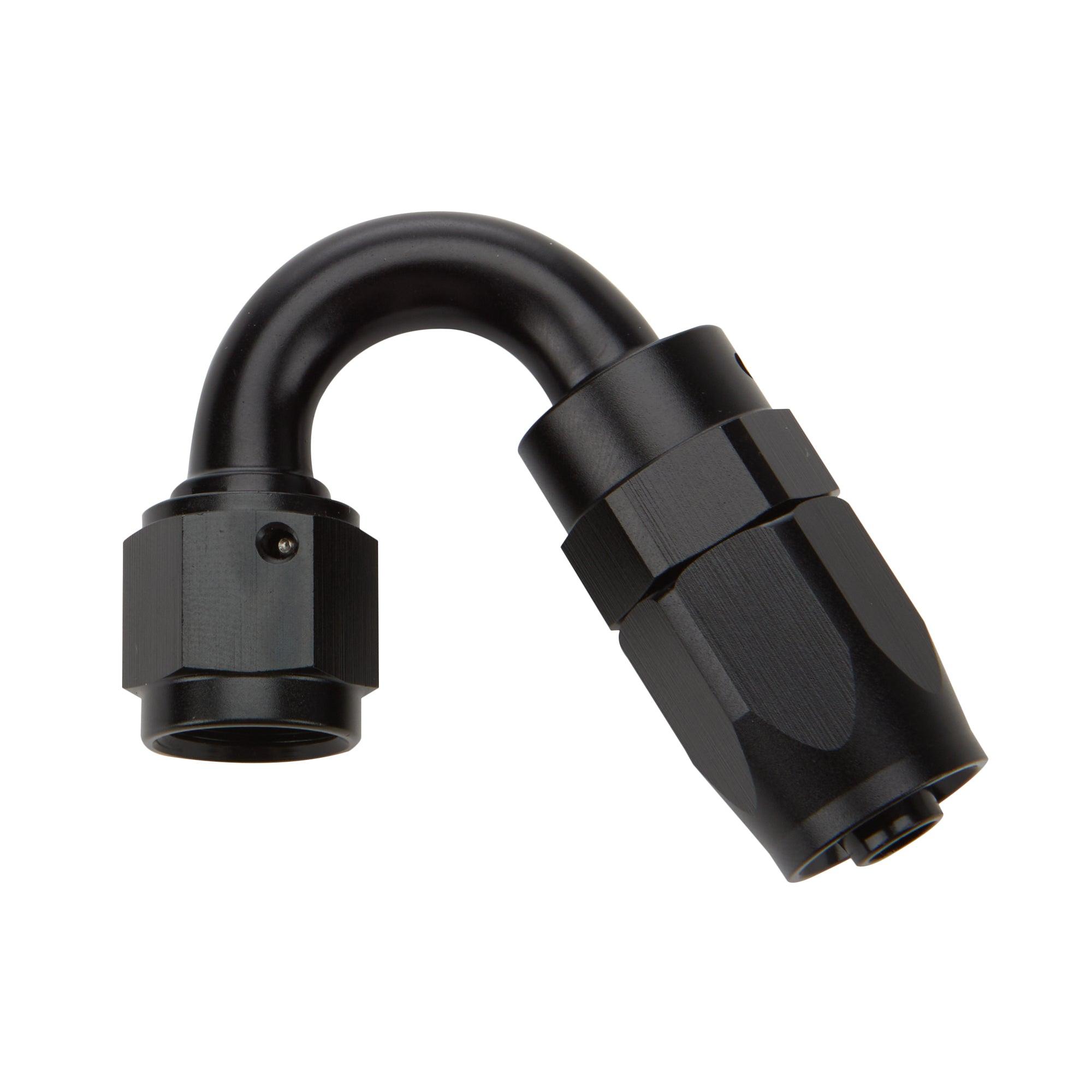 Reusable Hose End Black 150 Deg Elbow -8 - Burlile Performance Products