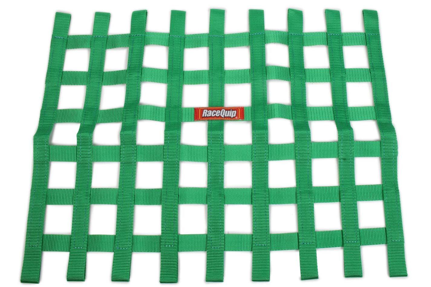 Ribbon Window Net Green Non-SFI 18in x 24in - Burlile Performance Products