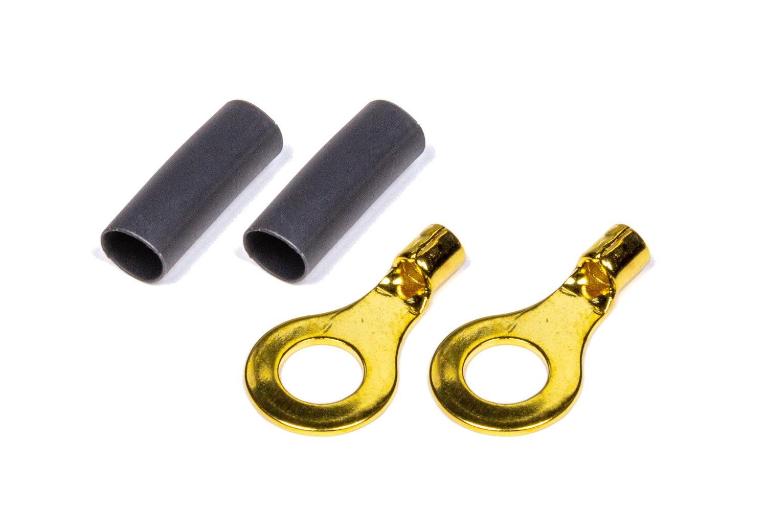Ring Terminal 1/4 14-16 GA. Pair w/Heat Shrink - Burlile Performance Products
