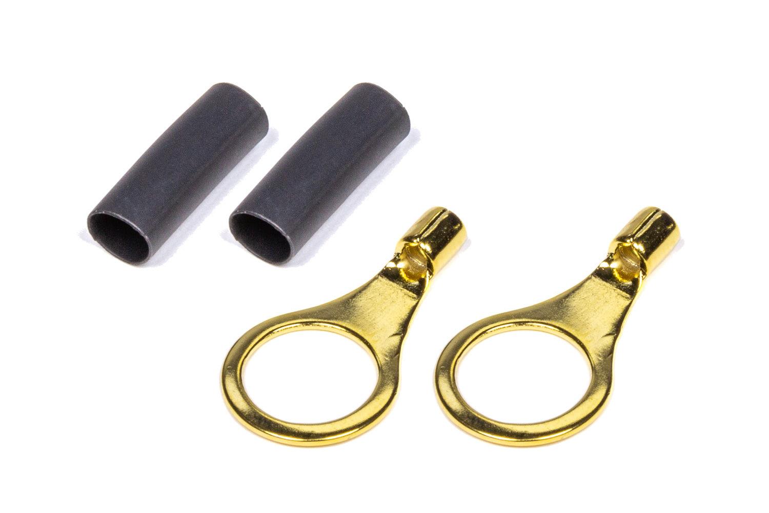 Ring Terminal 3/8 14-16 GA. Pair w/ Heat shrink - Burlile Performance Products