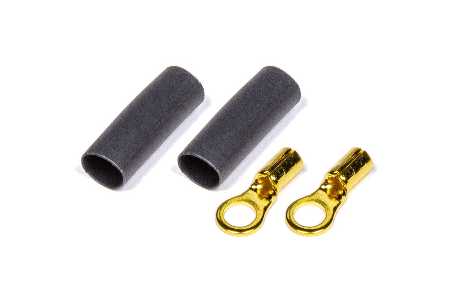Ring Terminal #6 16-22 GA. Pair w/Heat Shrink - Burlile Performance Products