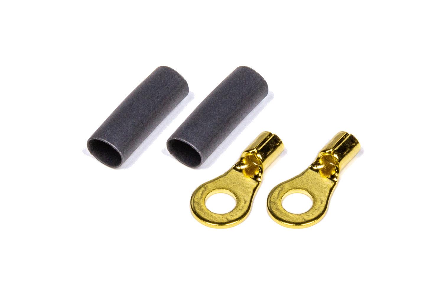 Ring Terminal #8 14-16 GA. Pair w/Heat Shrink - Burlile Performance Products