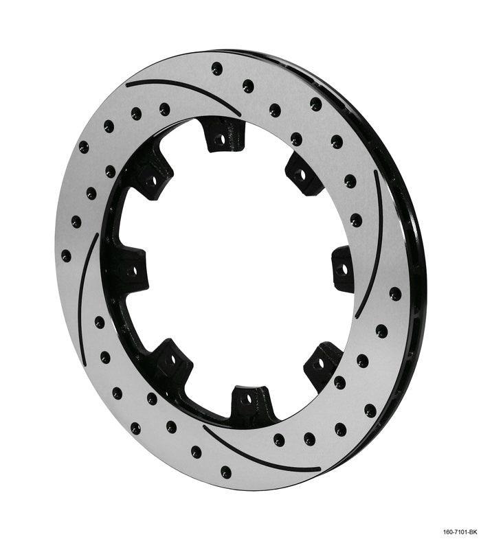 Rotor 8bt x 7in .810in x 12.19in R/H SRP Black - Burlile Performance Products