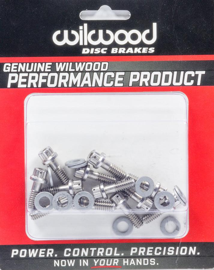 Rotor Bolt Kit Stainless Hat/Rotor Set of 12 - Burlile Performance Products
