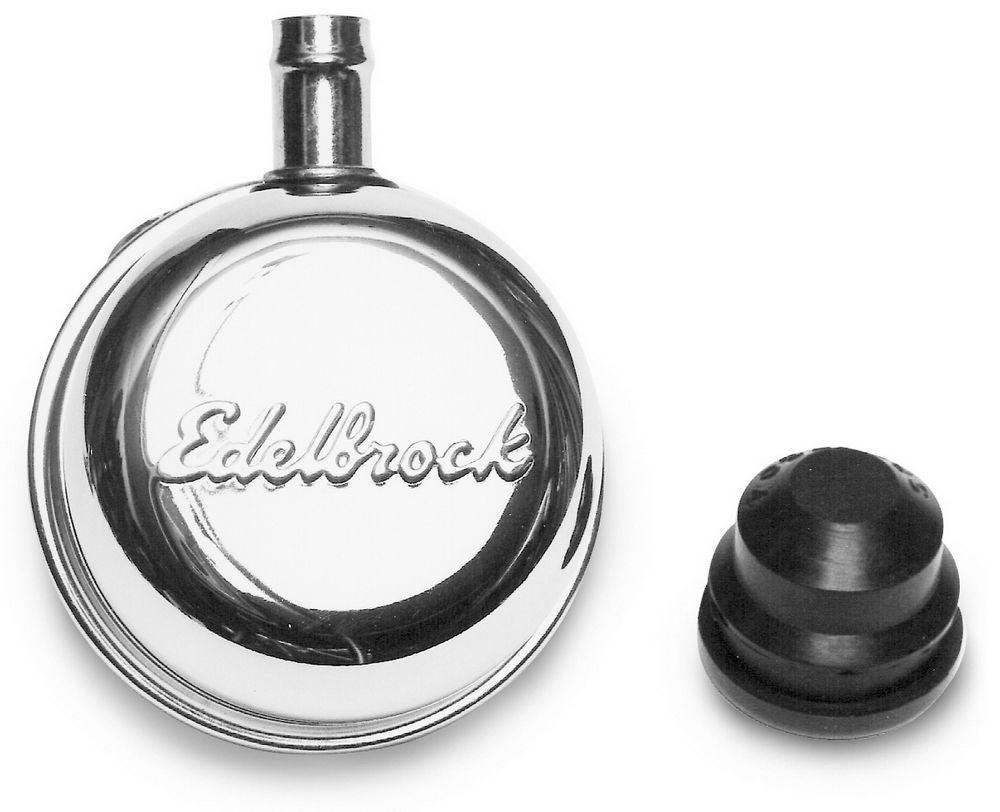 Round Breather w/90 Deg. Nipple - Burlile Performance Products