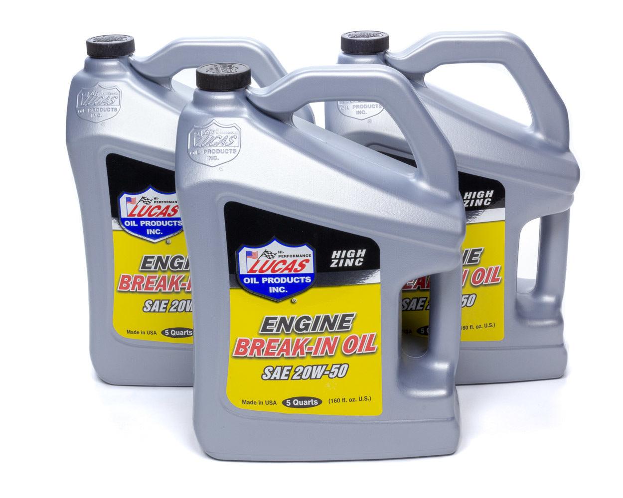 SAE 20W50 Break-In Oil Case 3 X 5 Quart Bottle - Burlile Performance Products