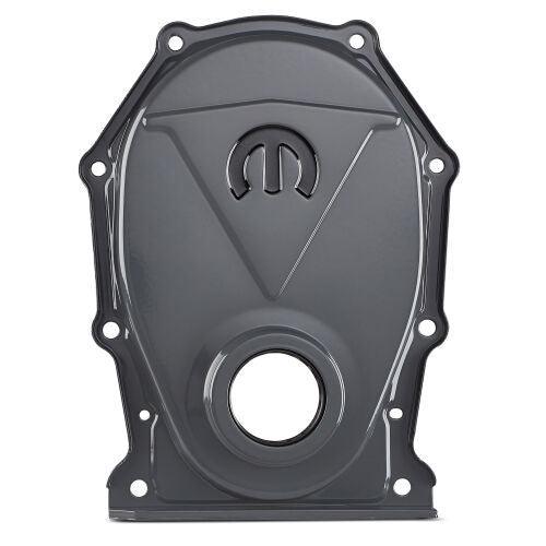 SB Mopar Timing Chain Cover Gray - Burlile Performance Products