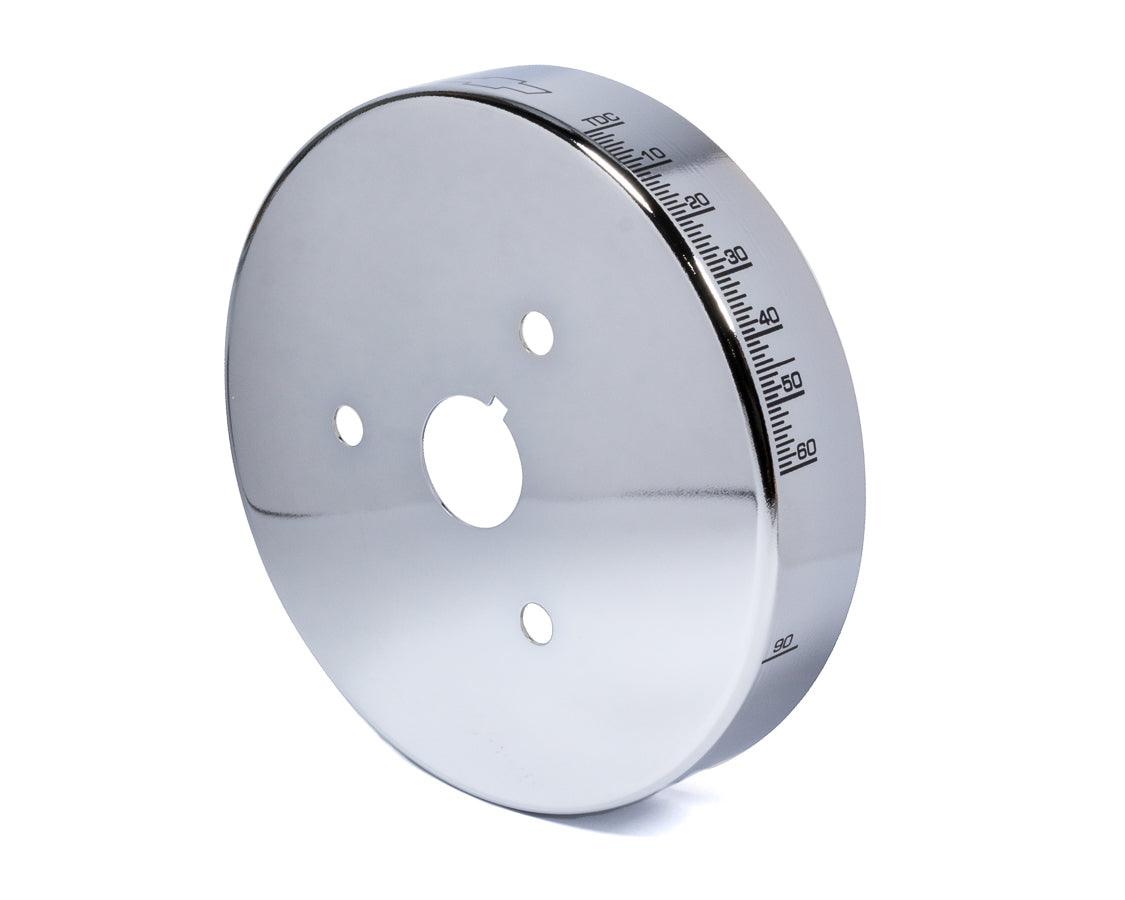 SBC 6 3/4in Balancer Cover Chrome - Burlile Performance Products