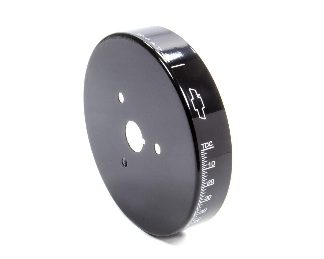 SBC 8in Balancer Cover Black - Burlile Performance Products