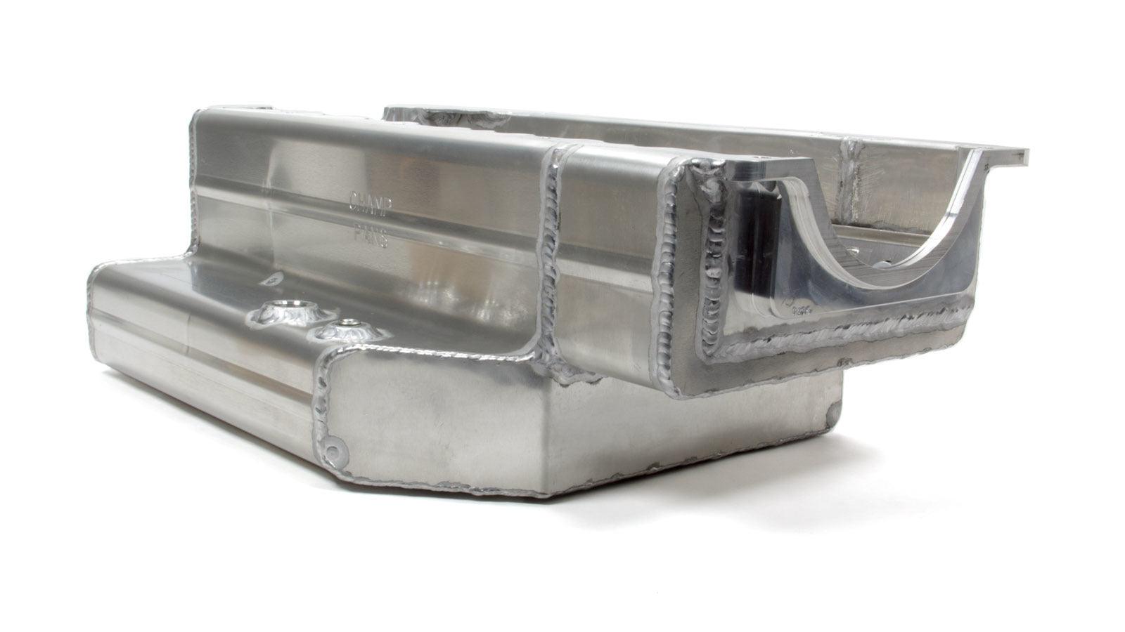 SBC Alm Oil Pan 9.5qts 7in Deep w/Kickout - Burlile Performance Products