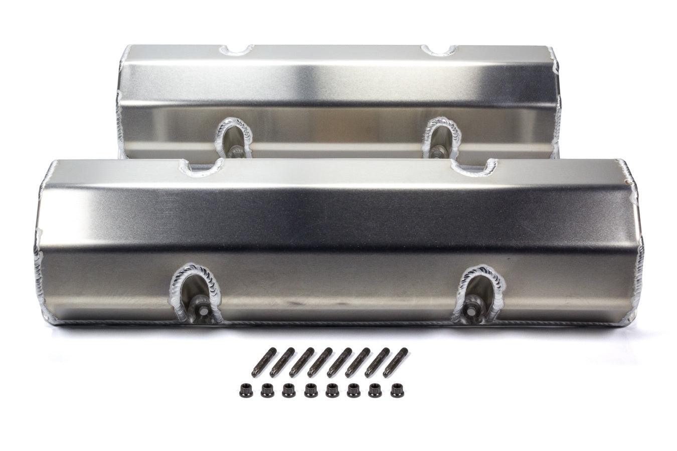 SBC Billet Rail Valve Covers w/o Logo - Burlile Performance Products