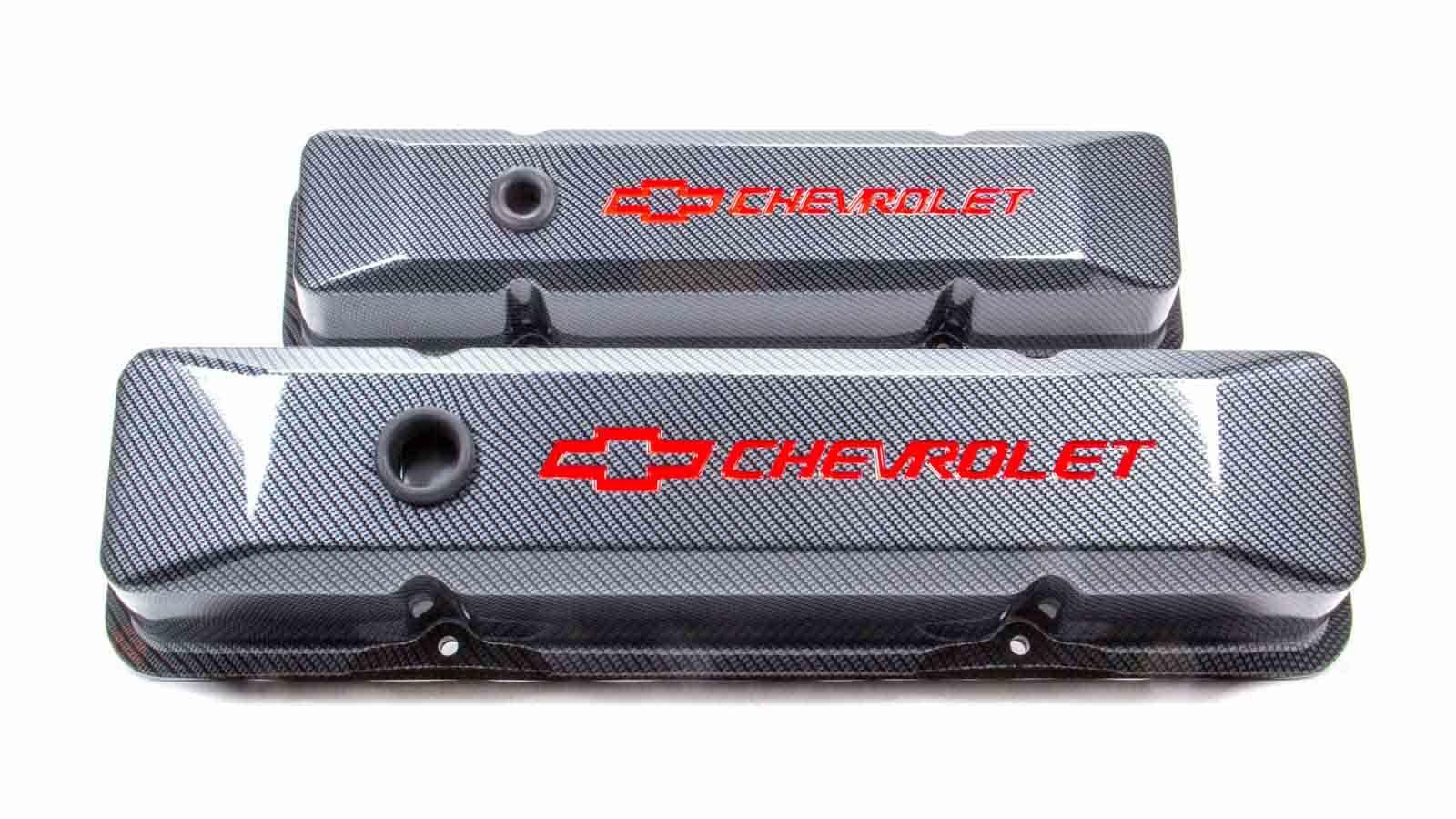 SBC Carbon Style Diecast V/C's Recessed - Burlile Performance Products