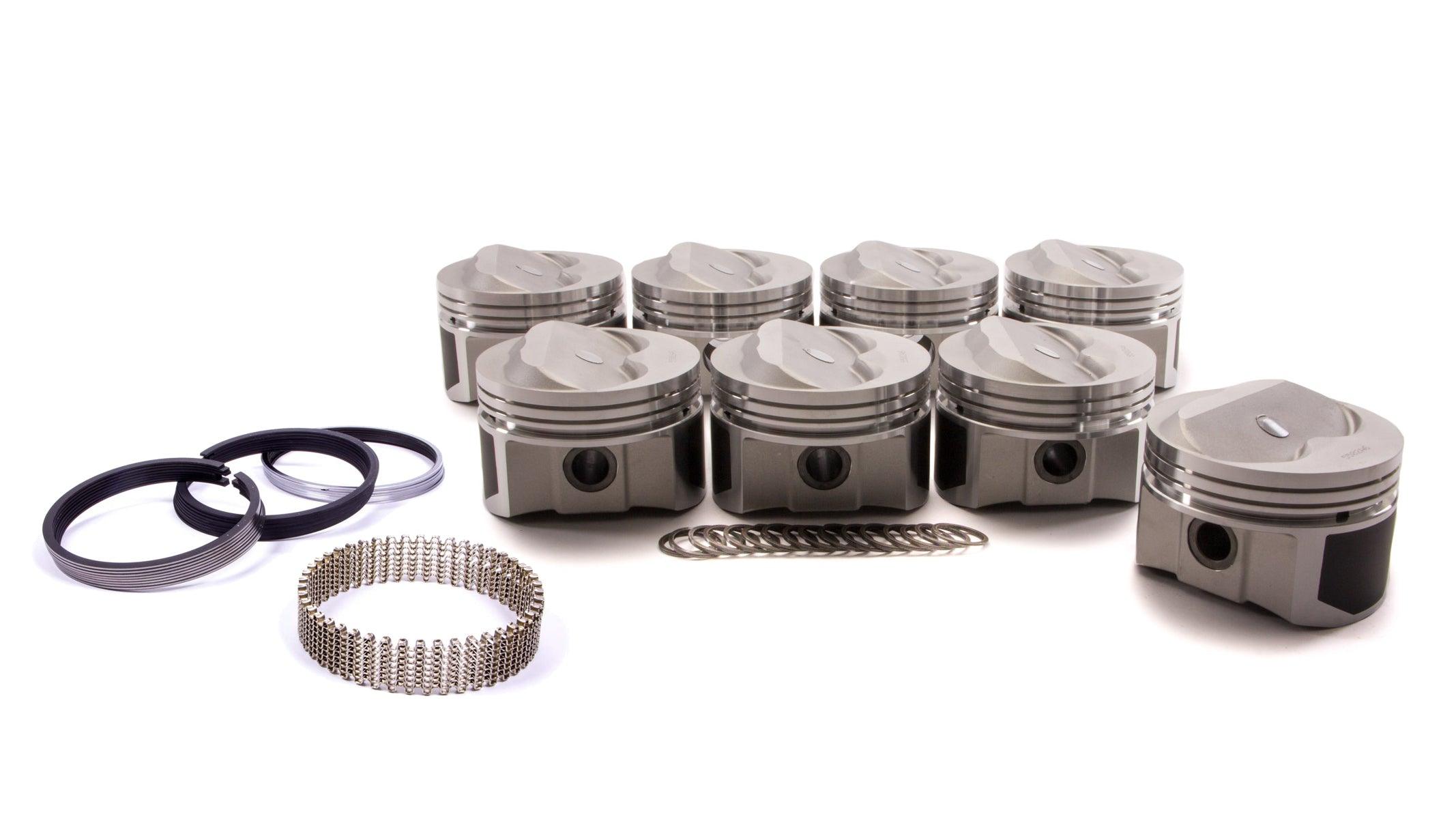 SBC Domed Piston Set 4.040 Bore +8cc - Burlile Performance Products