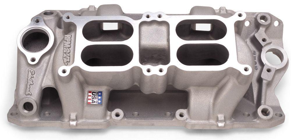 SBC Dual Quad Air Gap Intake Manifold - Burlile Performance Products