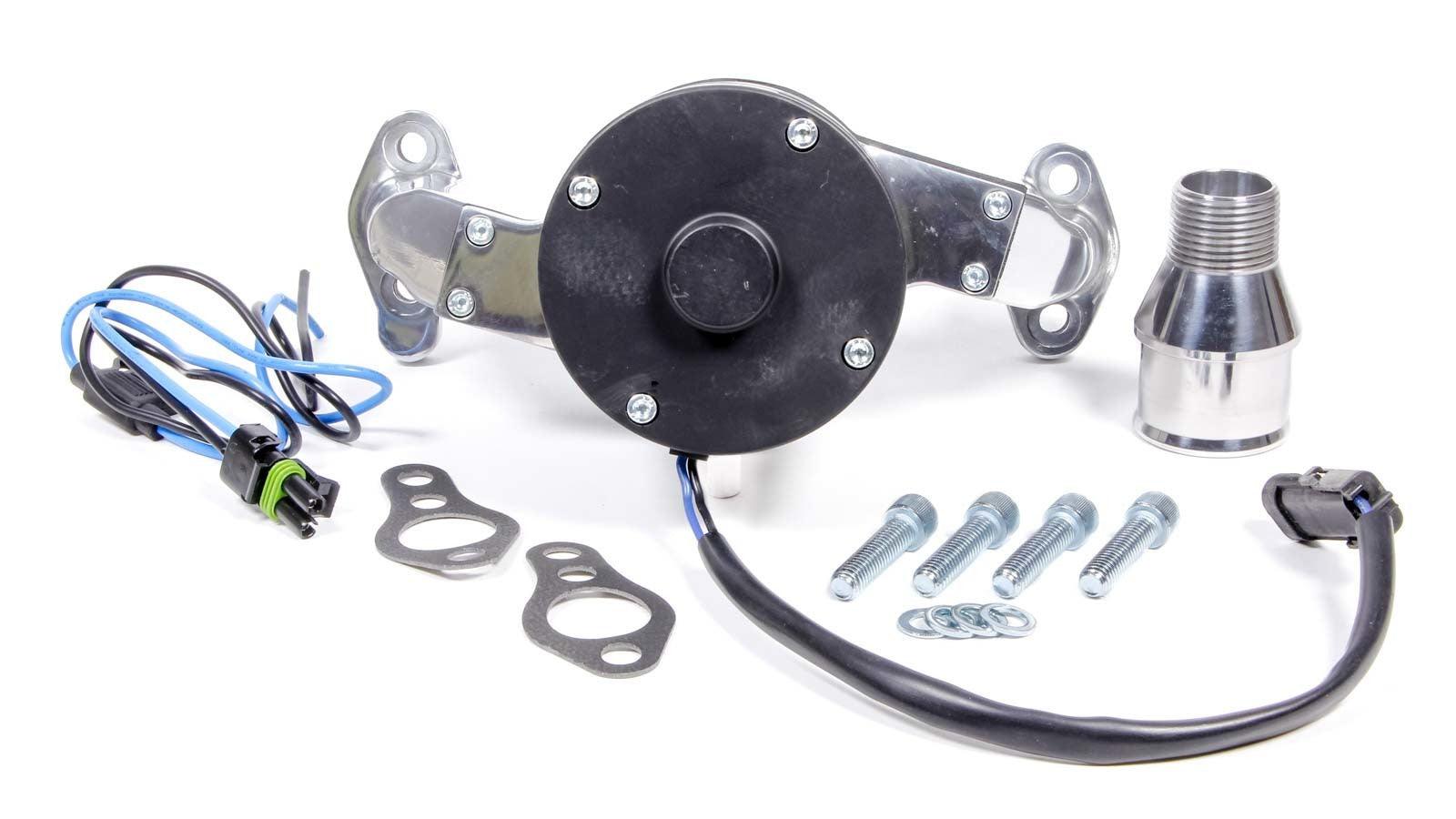 SBC Electric Water Pump - Polished - Burlile Performance Products