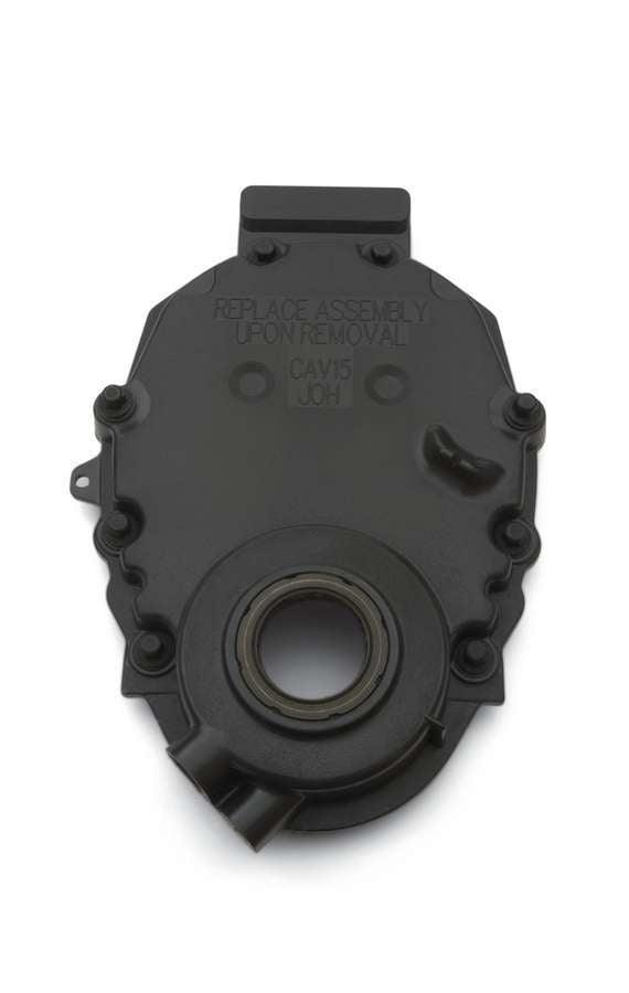 SBC Front Timing Cover - Black Plastic - Burlile Performance Products