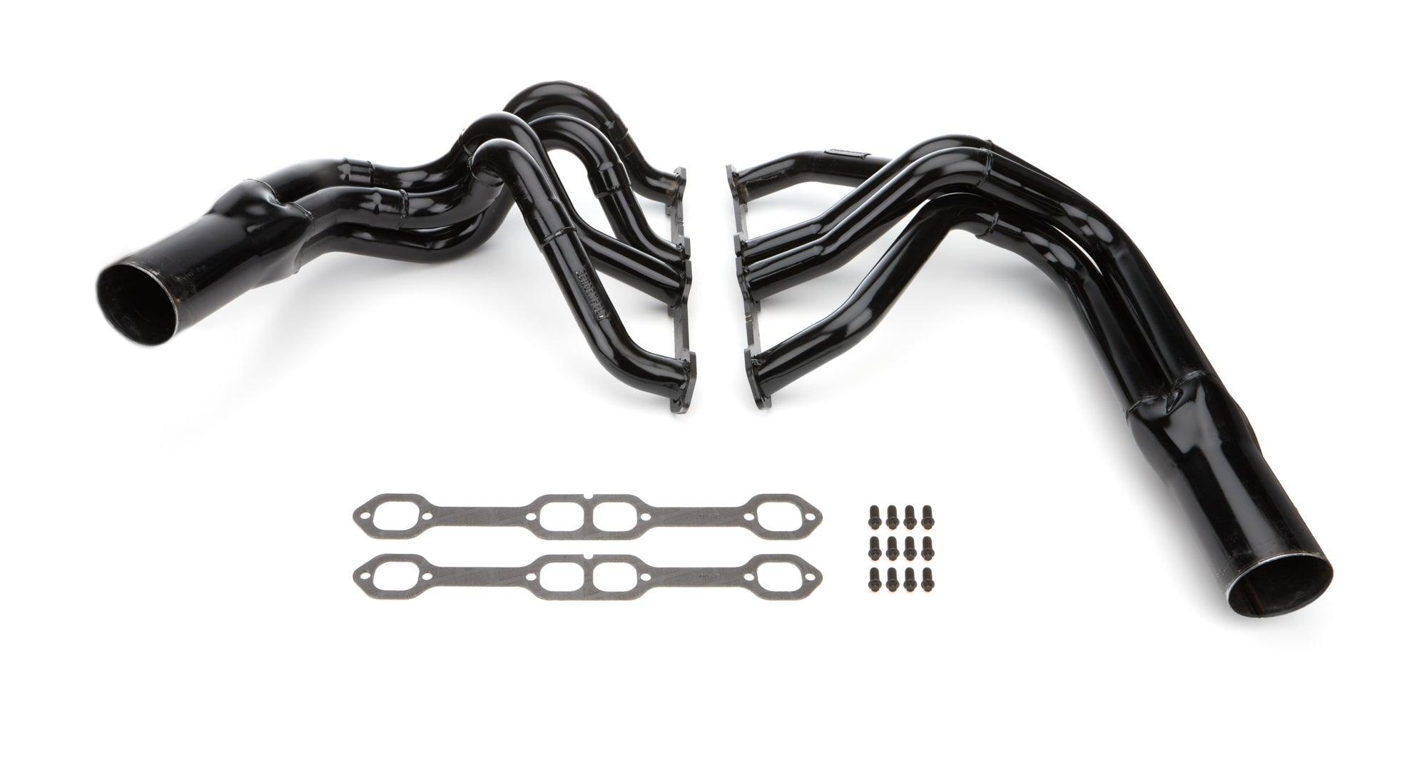 SBC Modified Header 1- 3/4in - 1-7/8in 18deg - Burlile Performance Products