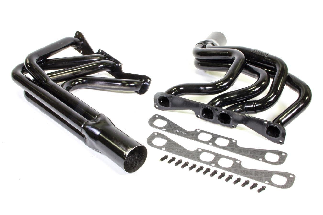 SBC Modified Long Tube Header 1-3/4 Spread Port - Burlile Performance Products