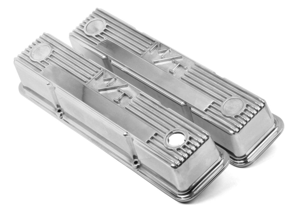 SBC M/T Valve Cover Set - Polished - Burlile Performance Products
