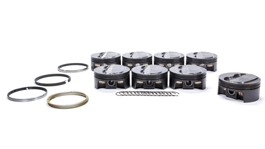 SBC PowerPak Domed Piston Set 4.125 Bore - Burlile Performance Products