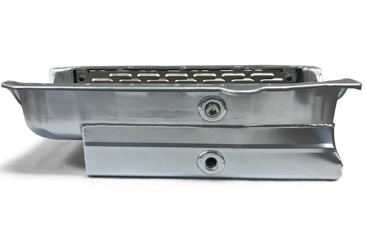 SBC Pro Series Oil Pan w/Kickout 6.5in Deep - Burlile Performance Products