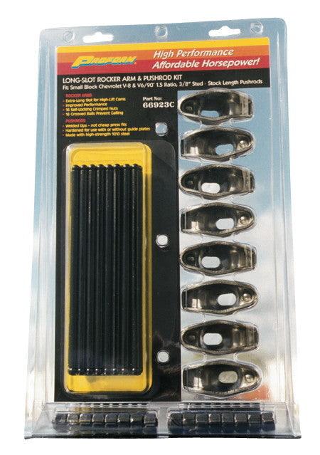 SBC Rocker Arm/Pushrod Kit-1.5 Ratio-3/8in Stud - Burlile Performance Products