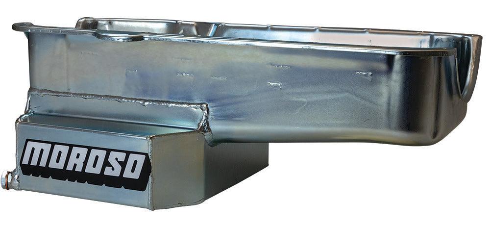 SBC RR 7qt Oil Pan w/LH Dipstick Pre-1980 - Burlile Performance Products