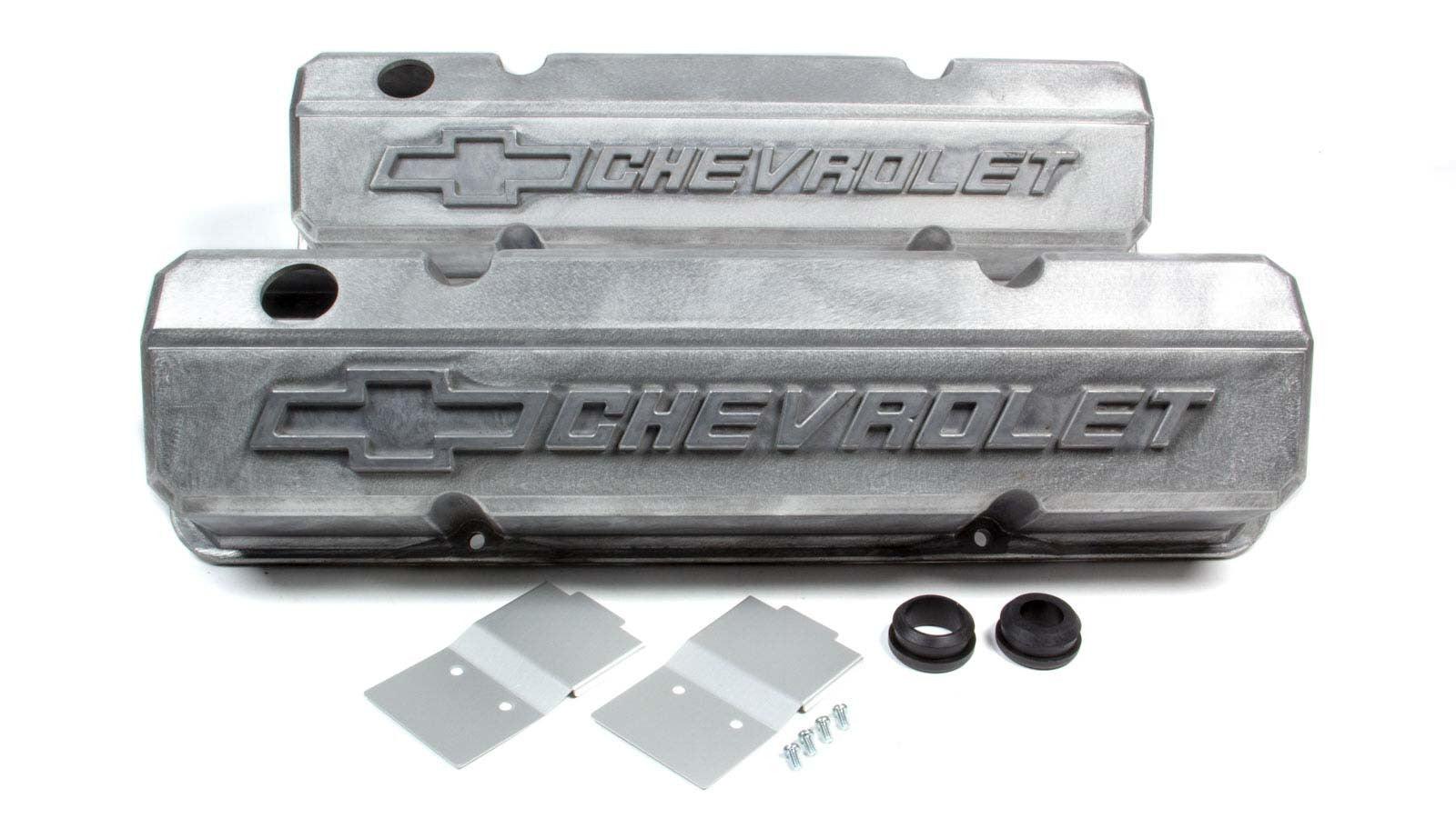 SBC Slant Edge V/C's - Diecast Powdercoat RTU - Burlile Performance Products