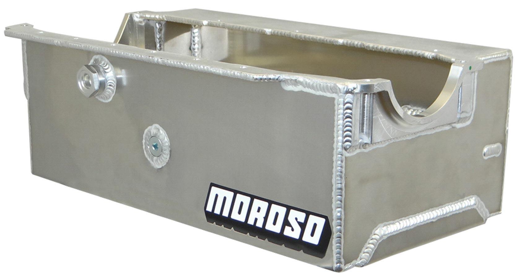 SBC Sprint Car Alum. Oil Pan - Wet Sump 9.5qts. - Burlile Performance Products