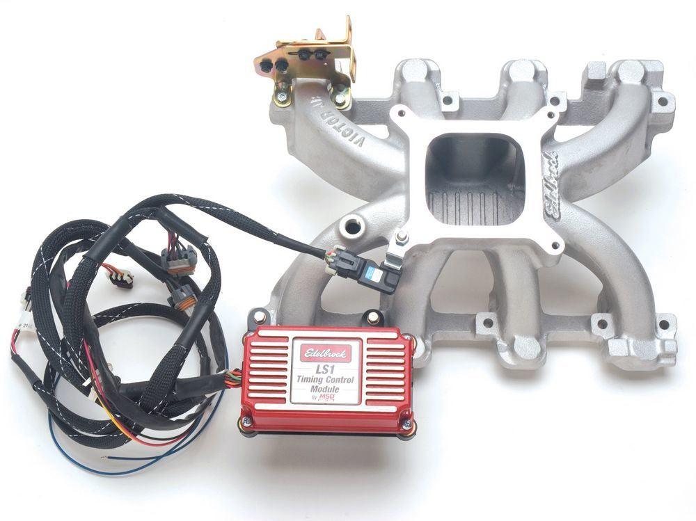 SBC Victor Jr. Manifold - LS1- 4150 Flange - Burlile Performance Products