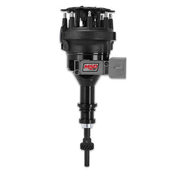 SBF 5.0L 86-93 Billet Distributor Black Finish - Burlile Performance Products