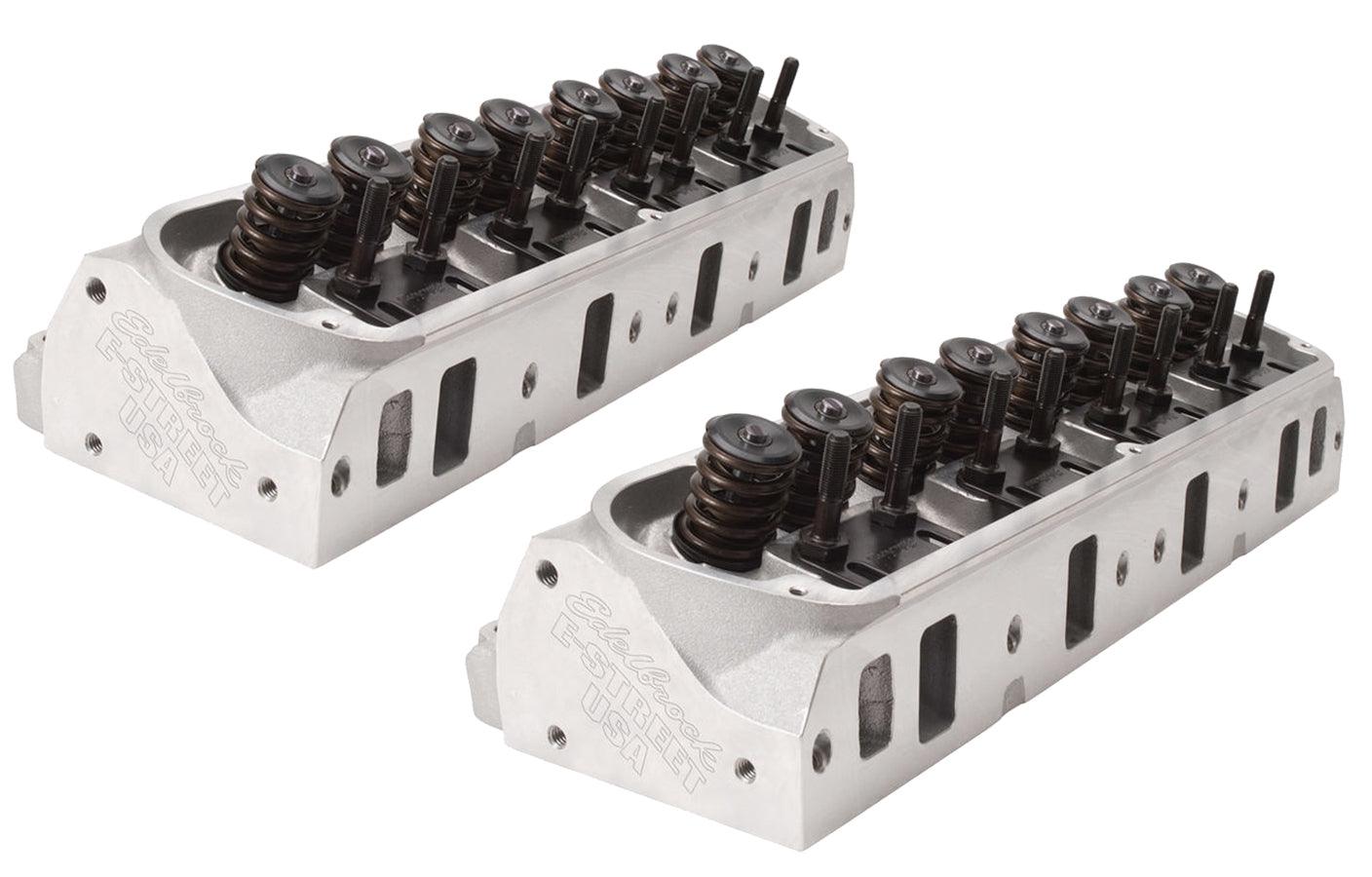 SBF E-Street Cylinder Heads - 60cc 1.90/1.60 - Burlile Performance Products