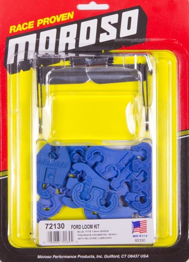 SBF Spark Plug Wire Loom Kit - Blue - Burlile Performance Products
