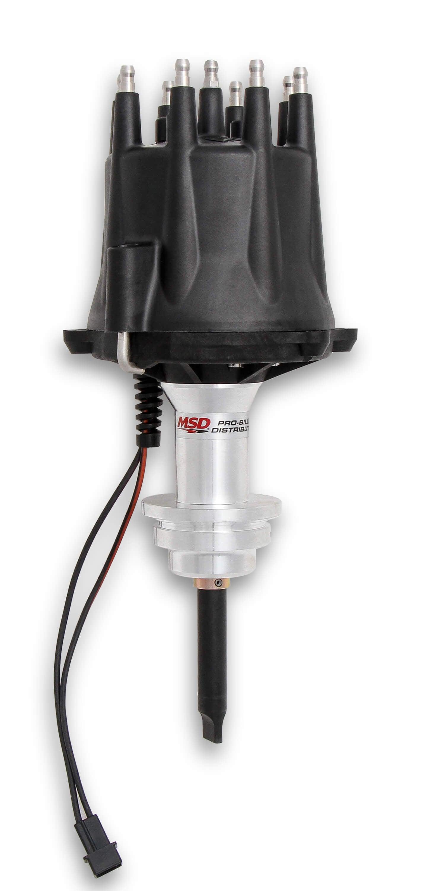 SBM 318-360 Distributor Pro-Billet w/Black Cap - Burlile Performance Products