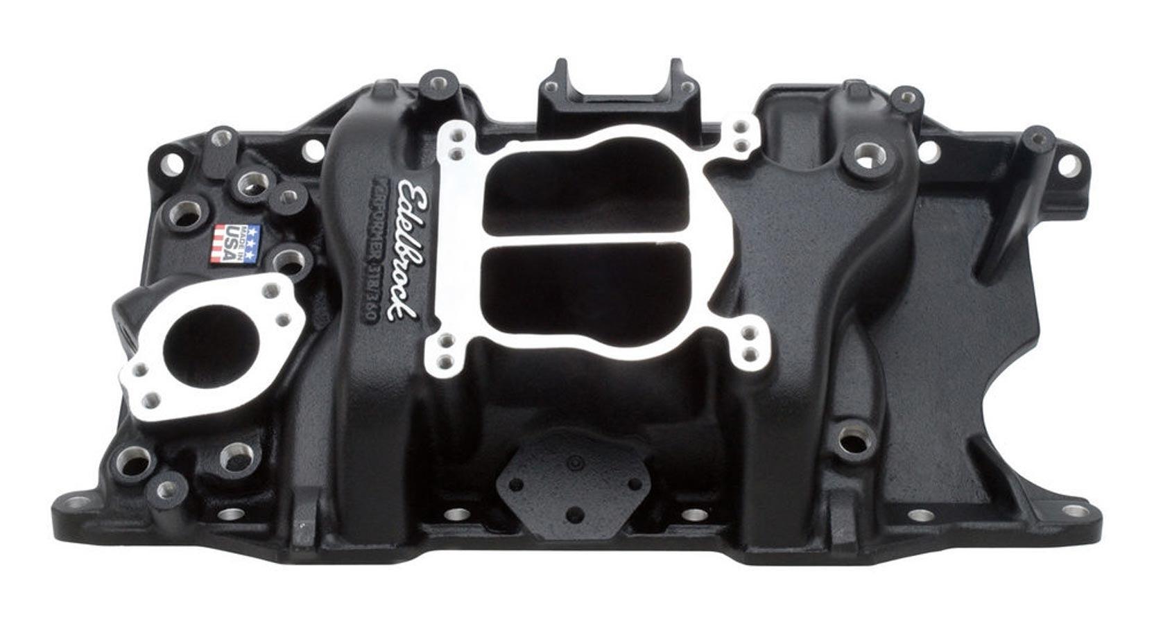 SBM Performer Manifold - 318/360 - Black - Burlile Performance Products
